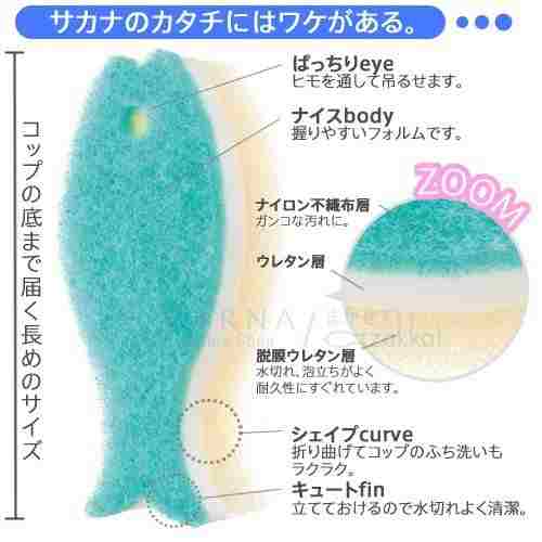 おさかなスポンジ