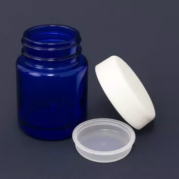 茶遮光ナンコー瓶100ml/中栓付