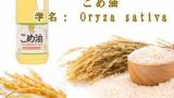 「※」こめ油（食用油脂）